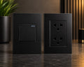 Pack Tomacorriente Doble + Interruptor Simple Cubull 5 Y 5