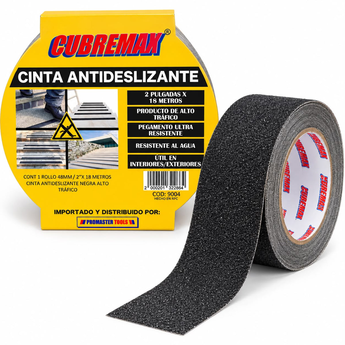 Cinta Antideslizante 2x18mt