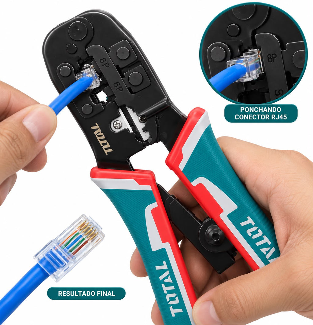 Ponchador Crimpadora Internet Total Rj45
