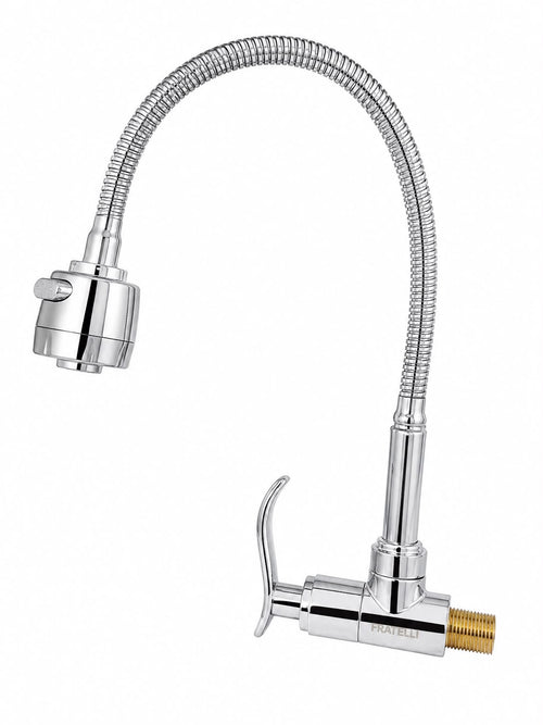 Caño Cocina Flexible Fratelli Cromado