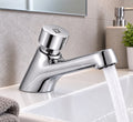 Caño Temporizado Para Lavatorio De Baño Cromado Vainsa